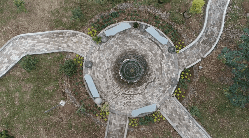 Telkom University landscape frome drone, kampus universitas swasta terbaik di bandung indonesia