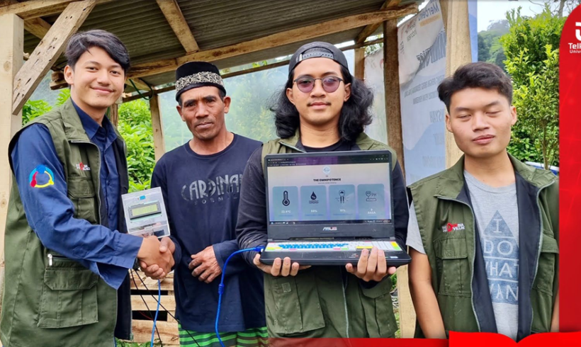 Telkom University Students Successfully Create Automatic Garden Watering